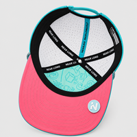 Casquettes de golf en gros avec cordon, gris foncé, aérées avec trous latéraux, plaque embossée, visière droite, casquette de baseball personnalisée OEM