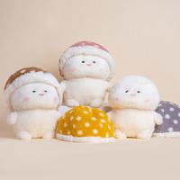 Boneka Angsa Lucu Bordir Penghilang Stres Topi Angsa Dapat Dilepas Boneka Hewan Isi Dakron Figur Plush Lembut Dekorasi Rumah Hadiah