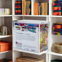 Boîte à cartes en acrylique pour présentoirs de cartes à collectionner, étui de protection magnétique robuste pour le stockage en magasin
