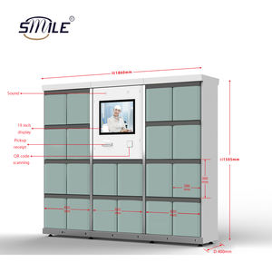 CHNSMILE Boîtes aux lettres intelligentes en métal vintage sur mesure OEM, casiers et boîtes à <span class=keywords><strong>colis</strong></span> en libre-service <span class=keywords><strong>24h</strong></span>/24 - Product Image 3