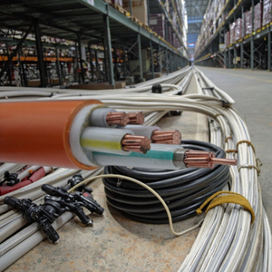 <span class=keywords><strong>Cable</strong></span> de Cobre Aislado XLPE de Baja Emisión de Humo y Cero Halógenos, 0.6/1kV 3x25+2x16mm, WDZB2N-YJY LSZH, Retardante de Llama, para Uso Industrial Aéreo - Product Image 5