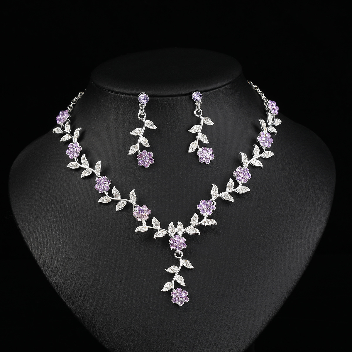 アクセサリーset ZC092 Fashion Jewelry Set - Elegant Rhinestone Earrings