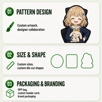 Las mejores pegatinas decorativas de dibujos animados 3D de tendencia, pegatina de movimiento impermeable, pegatina de Anime lenticular 3D personalizada para decoración de coche y portátil