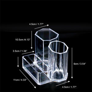 3 componenti rossetto Acrilico <span class=keywords><strong>trasparente</strong></span> contenitore di visualizzazione cosmetico di trucco dell'organizzatore di trucco brush holder - Product Image 4