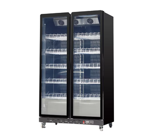 Refrigerador de exhibición de <span class=keywords><strong>leche</strong></span> de bebidas cola con puerta de vidrio comercial de supermercado al por mayor comercial de la venta al por mayor de la tienda - Product Image 2