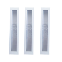 Couvercle d'emballage et boîtes de base pour extension de cheveux de perruque d'emballage en papier à fenêtre transparente blanche et créative simple