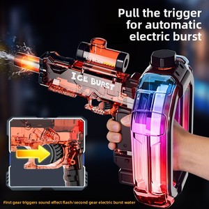 Pistola de Agua Eléctrica de Ráfaga Ultra Larga, Totalmente Automática, para Zurdos, con Anillo Energético de Ráfaga de Hielo, Colorida, para Uso Transfronterizo - Product Image 4