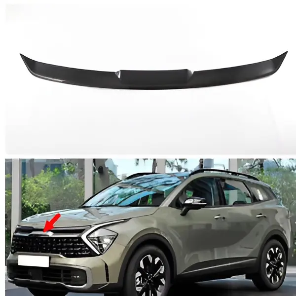 Capa de frente para grelha de capuz, ajuste amortecedor para kia sportage nq5 2022 2023