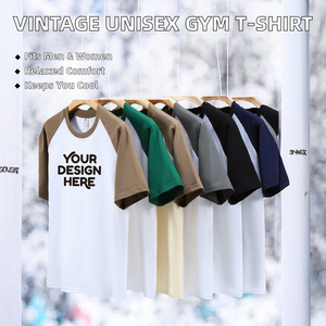 Nuevas Innovaciones: Camiseta Deportiva de Hombros Descubiertos, Tejido Sólido Transpirable de Poliéster/Algodón, Holgada, Informal, para Hombre y Mujer - Product Image 2