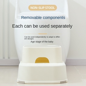 Safe Plastic Multifunction Elevated Toilet Table <strong>Kids</strong> <strong>Bath</strong> <strong>Potty</strong> 2-4 Years Convenient Step Stair Footrest Comfortable Model 1909 - Product Image 4