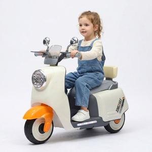 4-<b>Wheel</b> <b>Plastic</b> Ride-on Car for Kids with Battery Power and Two Seats Children's Fun Driving - Product Image 1