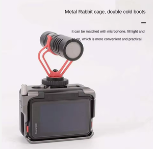 Pour Insta360 Ace Ace Pro, cage de protection en métal avec adaptateur micro - Product Image 2