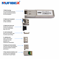 Module émetteur-récepteur optique IP SFP+ LR 10G NUFIBER avec port LC pour transmission SMF 1310nm