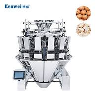 KENWEI Contrôle automatique de l'alimentation, Peseuse combinée haute précision à 10 têtes, Emballage, Remplissage, Scellage, Comptage pour sachets en film d'aluminium