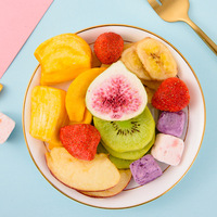 Gemengde fruitchips mango vijg aardbei vers gedroogd zoet tussendoortje gevriesdroogd voedzaam groen fruit zonder kleurstoffen bulk