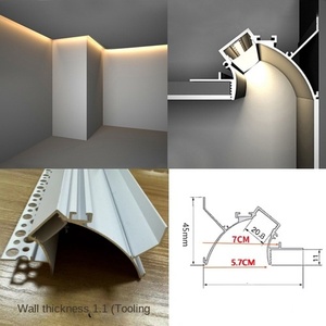 แถบไฟ LED Alu แผงระบายความร้อนสำหรับแผงไฟ LED แผงระบายความร้อนสำหรับช่องแถบไฟ LED โรงงานจีน - Product Image 3