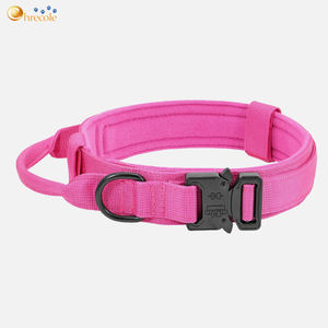 Toptan özelleştirilebilir Polyester Pet yaka klasik ağır taktik eğitim köpek aksesuarları geniş ayarlanabilir Metal toka - Product Image 1