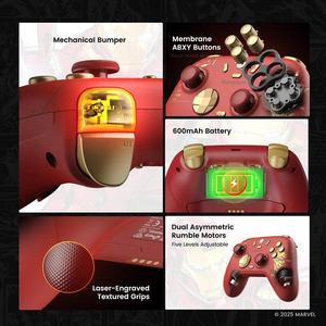 GameSir Nova 2 Lite Edición Roja, Control Inalámbrico para PC, Compatible con Windows, iOS, Android, Steam, Switch, con Joysticks de Efecto Hall - Product Image 2