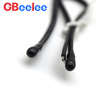 Capteur NTC de sonde de température numérique étanche en acier inoxydable avec câble en PVC pour Arduino emballé avec un paquet
