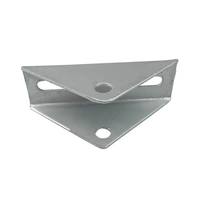 Accessoires photovoltaïques, connecteurs triangulaires en zinc-aluminium-magnésium galvanisé à chaud pour système de montage solaire photovoltaïque