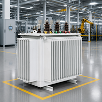 Transformateur de distribution d'énergie électrique immergé dans l'huile, économique, 20KV 50KVA 100KVA 150KVA 200KVA 250KVA 300KVA 400KVA 450KVA 500KVA