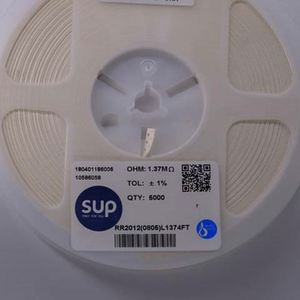 Whole -Sale RR2012 0805L1374FT 0805 2012 Resistors Chip Resistors SMD Resistors 1.37Mohm 1% 1/8W Thick Film Resistor - Product Image 1