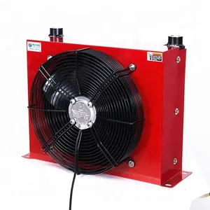 Hydraulic oil to fan heat exchanger oil core for aluminum oil cooler