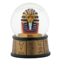 Statue de pharaon égyptien personnalisée verre à neige résine artisanat Souvenirs produit cadeau touristique parfait