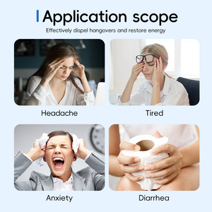 Hangover Stick cepat Awakening Herbal energi Patch untuk alkohol Natural tanaman esensi mengurangi sakit kepala ketidaknyamanan minum - Product Image 4