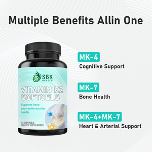 Gélules de Vitamine K2 de Haute Qualité avec MK4 pour une Santé Cardiovasculaire Optimale – Compléments Alimentaires pour le Soutien Cardiovasculaire - Product Image 3