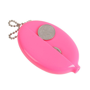 CCH Customized logo PVC soft rubber coin <b>small</b> <b>purse</b> portable change storage bag - Product Image 2