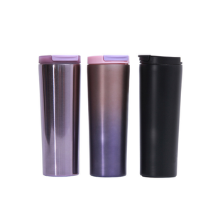 Venta al por mayor mejor vendedor vaso aislado al vacío de doble pared de acero inoxidable 16oz taza de viaje sin BPA para café, té, bebidas - Product Image 2