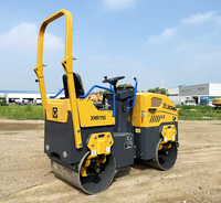 XCMG Oficial XMR110 Road Vibration Roller 1ton Compactador vibratorio de doble tambor Precio a la venta