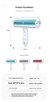 Rouleau en plastique pour enlever les poils d'animaux, taille originale, réutilisable, enlèvement des poils en un clic, collecte automatique pour les poils de chat et de chien, portable