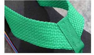 Comodi sandali estivi Casual da spiaggia infradito da donna con zeppa arcobaleno alla moda coreana - Product Image 5