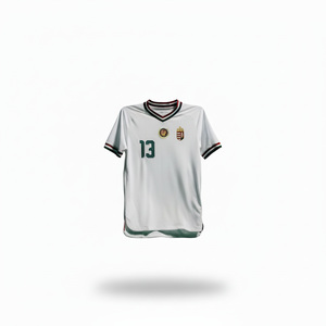 Maglia Personalizzata Ungheria 26-27 da Trasferta a Maniche Corte, Stampa Casual Sportiva, Uniforme da <span class=keywords><strong>Calcio</strong></span> 100% Poliestere ad Asciugatura Rapida - Product Image 1