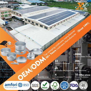 Mới được thiết kế thiết kế mới nhất gấp xử lý thép không gỉ nấu ăn ngoài trời cắm trại phụ kiện đồ nấu nướng sets đối với cắm trại - Product Image 6