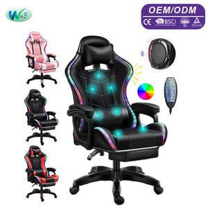 <span class=keywords><strong>Silla</strong></span> de Juego Personalizable con Masaje, Sillas de Juego Profesionales, <span class=keywords><strong>Silla</strong></span> para Gamers, RGB WS8474 - Product Image 1