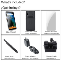 Pro Medical Material PDA Google NFC 8Core 6,0 pulgadas Android14 Handheld 1D/2D Barcode Scanner Data Collector con WIFI 4G TC60HC