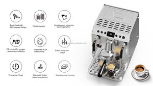 <span class=keywords><strong>Cafetera</strong></span> comercial inteligente francesa grande de acero inoxidable - Product Image 2