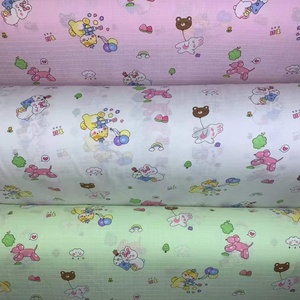 <span class=keywords><strong>Tissu</strong></span> en gaze de coton double couche peigné à petits carreaux, motif dessin animé, pour bébé, serviette à salive et à transpiration - Product Image 5