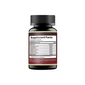 Men Strong Energy Supplement Man <strong>Plus</strong> Extra Maca <strong>Capsules</strong> Herbal Ingredients Male Enhancement Black Maca <strong>Capsule</strong> - Product Image 3