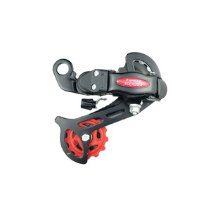 Vendita diretta in fabbrica di viti placcate nere per l'installazione di deragliatori posteriori in lega di alluminio a 21 velocità e <span class=keywords><strong>deragliatore</strong></span> di biciclette - Product Image 1