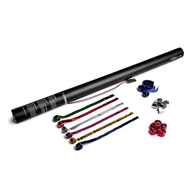80cm Long Electric Handheld Cannon with Remote Control Powerful Streamer Shooter for New Year Eve Party Supplies