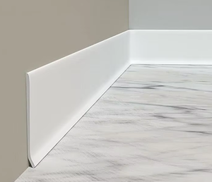 Moldura de Zócalo Flexible de 4 y 6 Pulgadas, Autoadhesiva, de Vinilo, para Pared, de Goma, Color <span class=keywords><strong>Blanco</strong></span> - Product Image 1