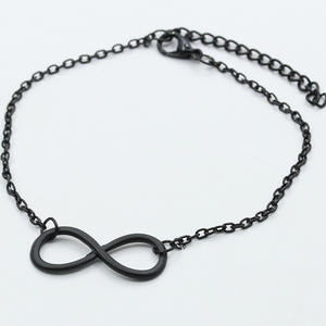 Mode européenne américaine Simple Infinity <span class=keywords><strong>Love</strong></span> 8 mots Bracelet à breloques plaqué or pour femme INS Niche Design FANXING Marque numérique - Product Image 6
