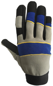 Guantes antideslizantes de trabajo manual de seguridad para conductores mecánicos de cuero sintético de alta calidad a la venta - Product Image 2