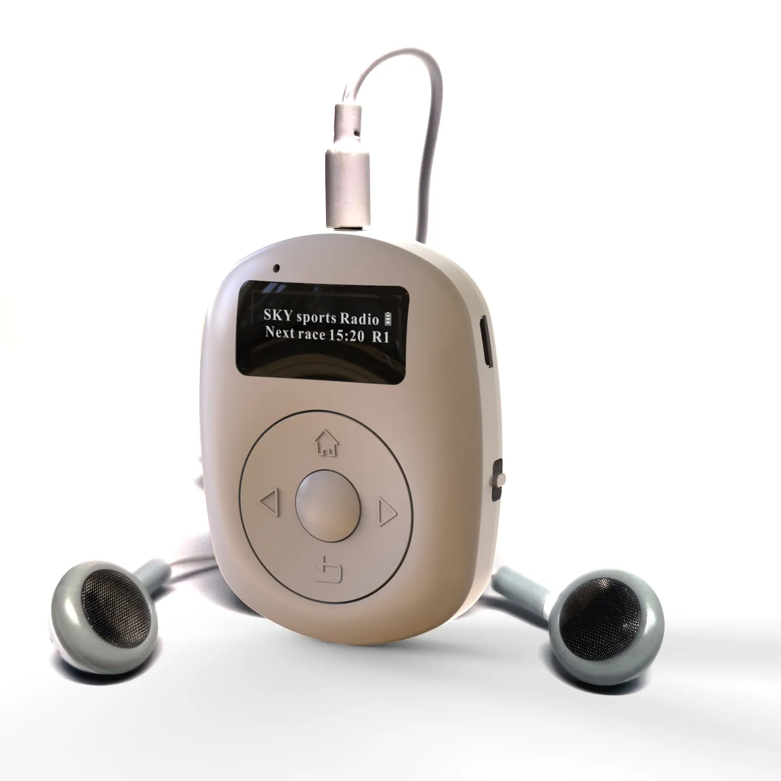 BT المحمولة جيب DAB مرآة سيارة رقمية راديو FM MP3 لاعب