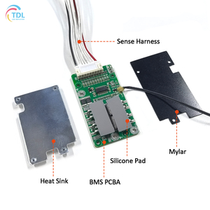 Sistema de gestión de batería <span class=keywords><strong>BMS</strong></span> <span class=keywords><strong>7S</strong></span> 8S 9S 10S 15A <span class=keywords><strong>20A</strong></span> para NMC Li-ion LiFePO4 <span class=keywords><strong>BMS</strong></span> con puertos comunes y separados - Product Image 2