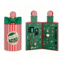 Boîte d'emballage de parfum personnalisée avec logo de marque, tiroir, calendrier de l'avent de luxe pour la Saint-Valentin, rouge à lèvres, boîtes de parfum 10 ml, design
